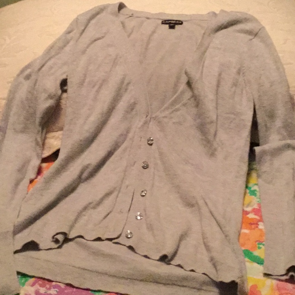 🌻2x$15 Gray Express cardigan 🌕